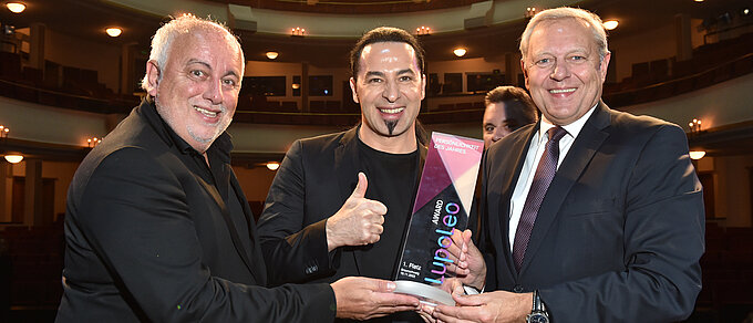 Robert Luebenoff, Buelent Ceylan und Juergen Brinkmann 