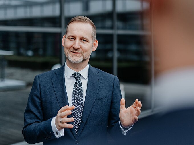 Michael Vogler, Leiter Privatkunden der Volksbank BRAWO