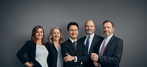 Das Team der Niederlassung in Köln, v. l. n. r.: Brita Wellmann, Heike Hübler, Kamil Javier Torres, Ralf Habeth, Michael Schülke / Foto: Braunschweiger Privatbank Das Team der Niederlassung in Köln, v. l. n. r.: Brita Wellmann, Heike Hübler, Kamil Javier Torres, Ralf Habeth, Michael Schülke / Foto: Braunschweiger Privatbank